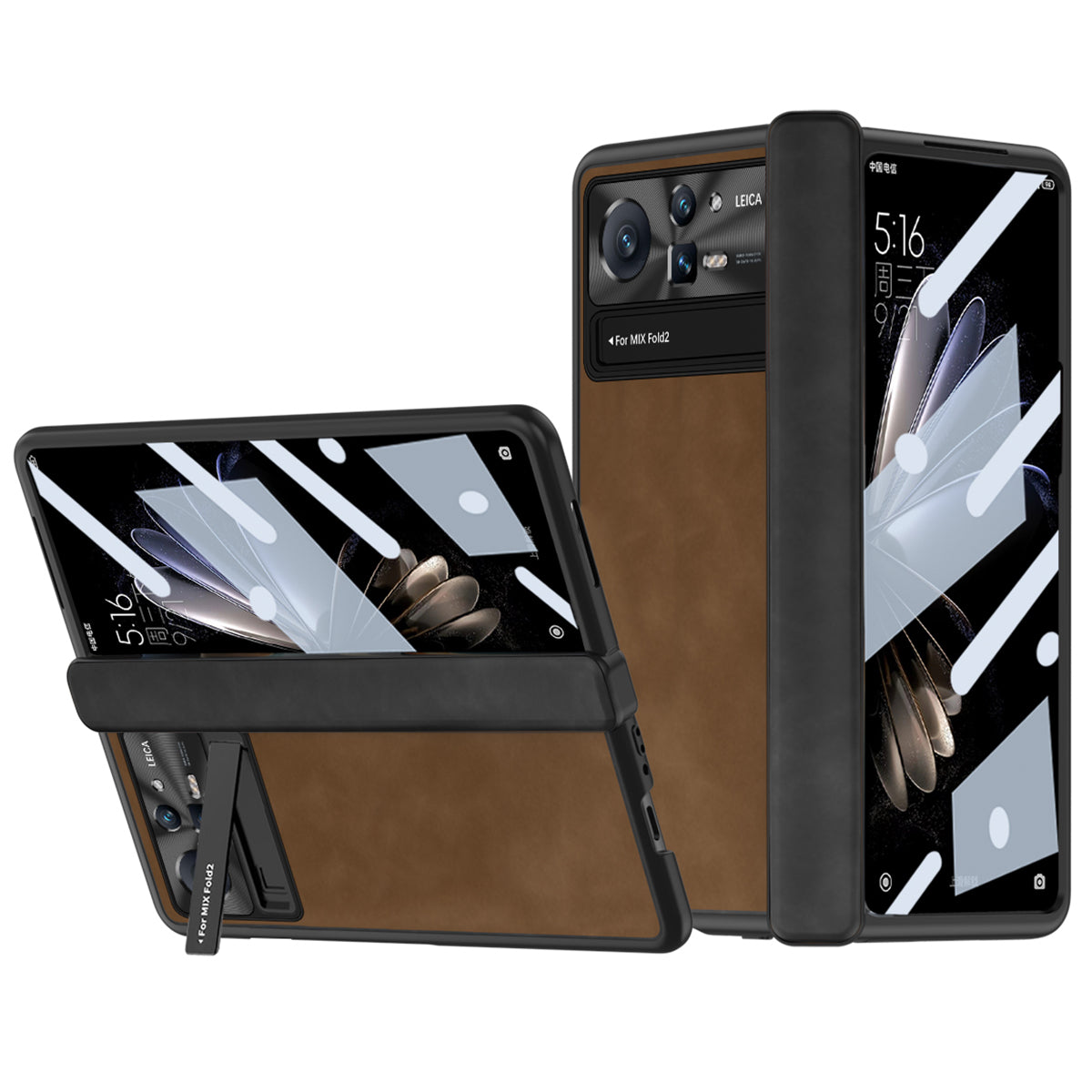 For Xiaomi Mix Fold 2 5G Hinge Protection All-Inclusive Cover Nappa Texture PU Leather PC Shell Kickstand Phone Case with Tempered Glass Film For Xiaomi Mix Fold 2 5G Hinge Protection All-Inclusive Cover Nappa Texture PU Leather PC Shell Kickstand Phone Case with Tempered Glass Film